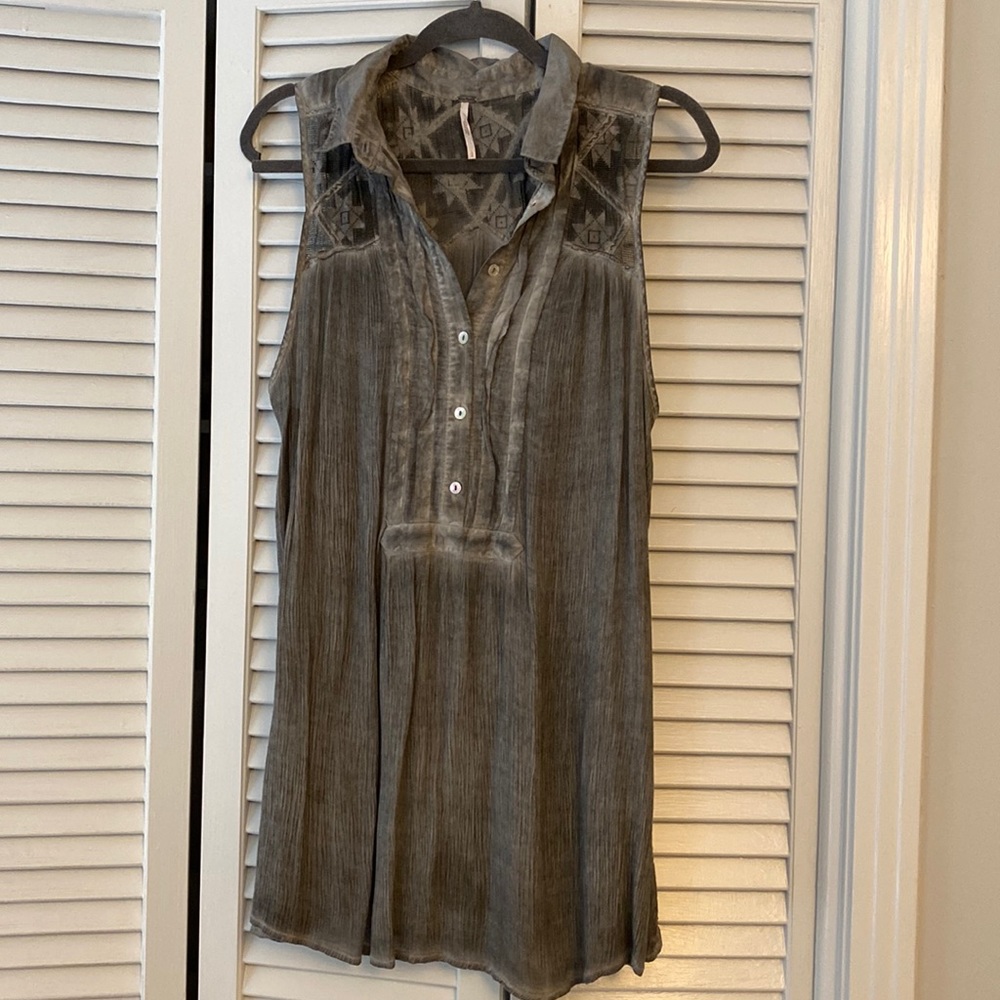 Grey free people dress